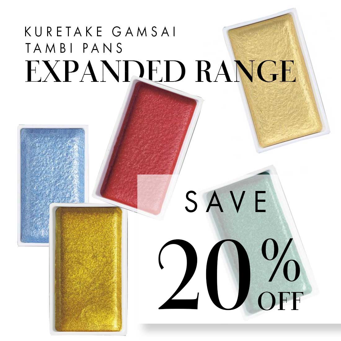 Gansai Tambi Watercolour Pans