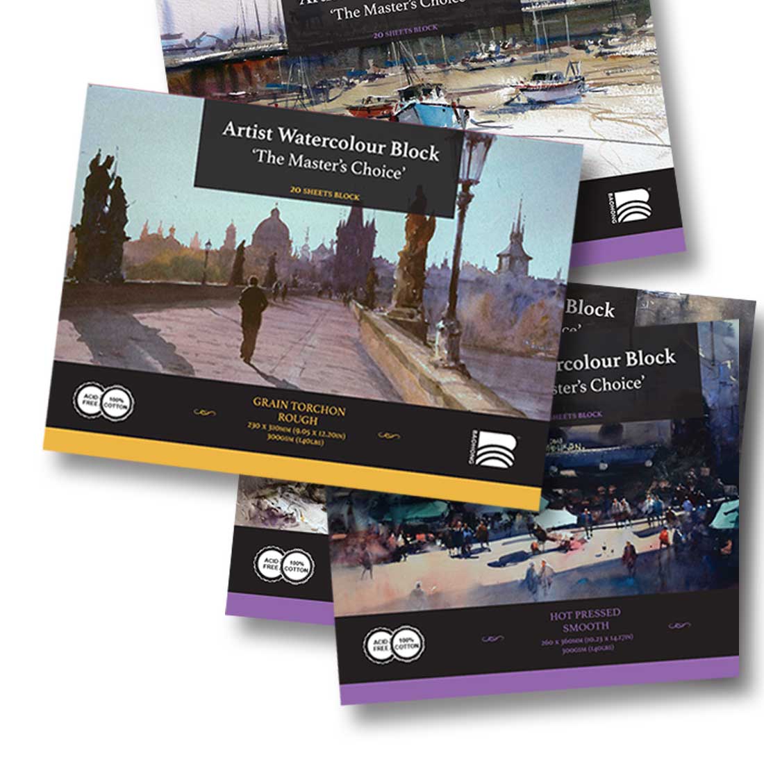 Baohong Masters Watercolour Blocks