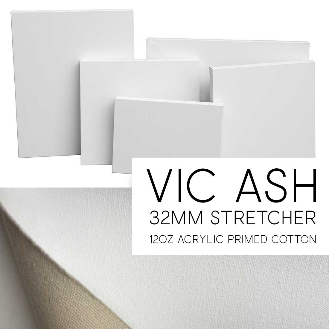 Stretched 12oz Acrylic Primed Cotton