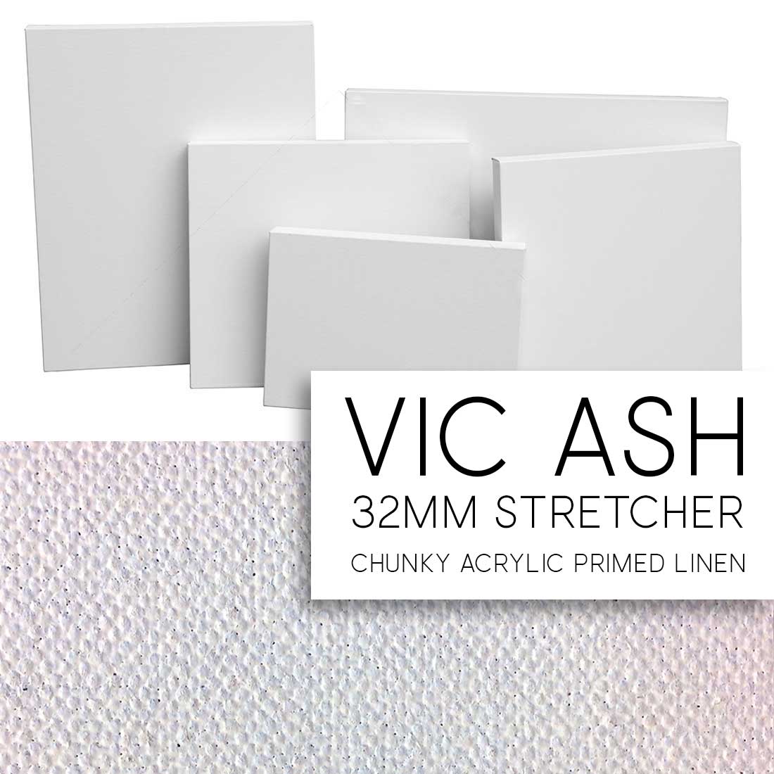 Stretched Super Chunky Acrylic Primed Linen
