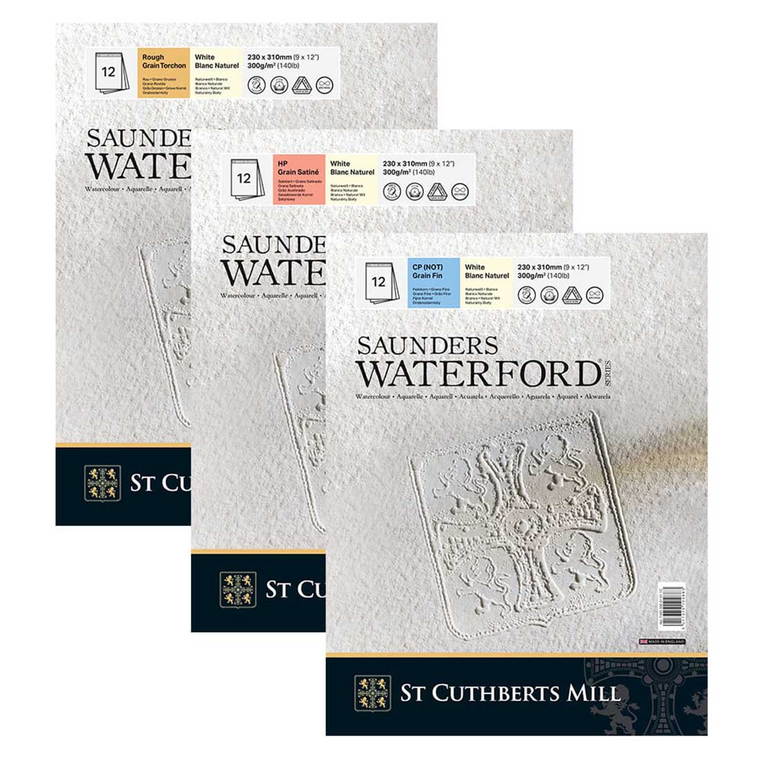 Saunders Watercolour Pads & Blocks