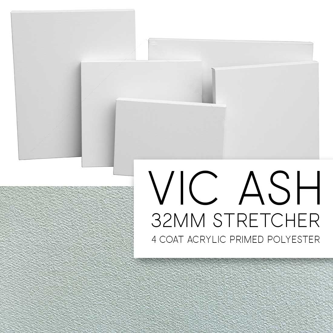 Stretched 4 Coat Acrylic Primed Polyester