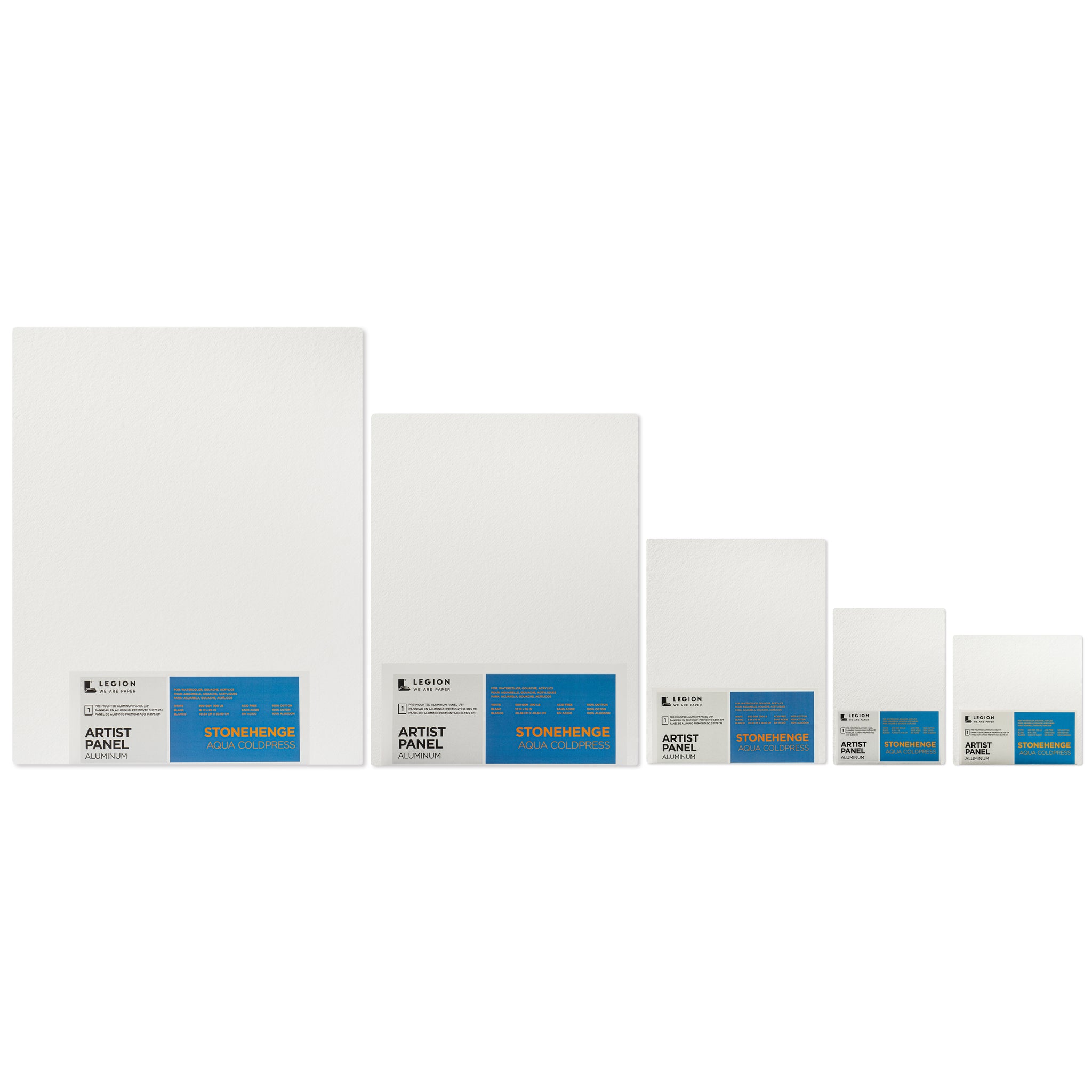 Stonehenge Aqua Aluminium Watercolour Panel